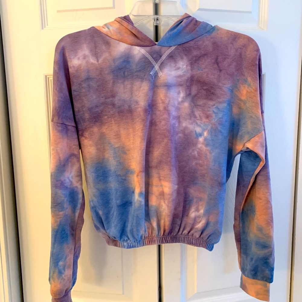 Altar’d State cropped hoodie. Tie dye. Like “ new” condition